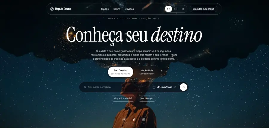 Plataforma Mapa do Destino
