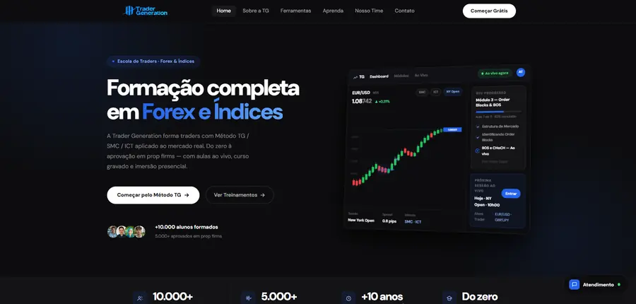 Projetos da Trader Generation